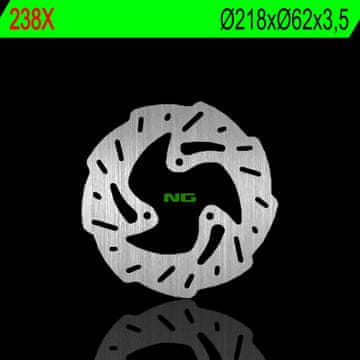 NG Zadnji zavorni disk Wave 218x3,5 mm Derbi 50/125, Bencin Bencin 125/450