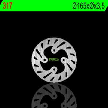 NG Zadnji zavorni disk Beta Rev3 125/250 99-02 165x3,5mm 4x10,5mm