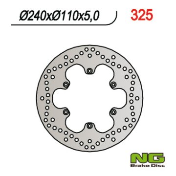 NG ZADNJI ZAVORNI DISK APRILIA/ BMW F 650 94-15, APRILIA 650 (240X110X5)