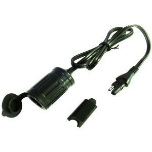 Tecmate OPTIMATE KABEL Z VTIČEM SAE IN VTIČNICO ZA VŽIGALNIK (DOLŽINA 50 CM) (SAE-76) (EL)