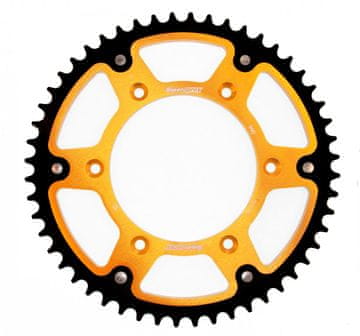 SUPERSPROX Zadnji verižnik Stealth Prox KTM SX/EXC zlate barve, jeklo-alu, JTR897.52