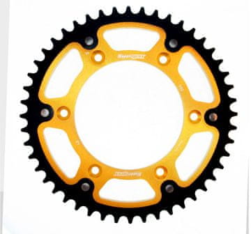 SUPERSPROX Zadnji verižnik Stealth Prox KTM SX/EXC zlate barve JTR897.48 vzdržljiva kakovost