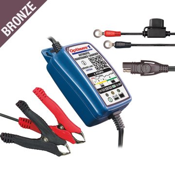 Tecmate OPTIMATE POLNILEC ZA AKUMULATORJE OPTIMATE 1 DUO 12V / 12,8V / 13,2V 0,6A 2-20AH, AGM / GEL / STD / LIFEPO4, SAE (EL)