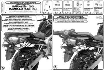 Kappa STRANSKI TORBICE (SEDEŽNE TORBE) NOSILEC YAMAHA FZ6