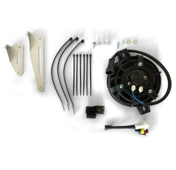 GR Ventilator hladilnika z relejem za KTM/Husqvarna/GasGas, modeli '17-'23, odporen na vibracije