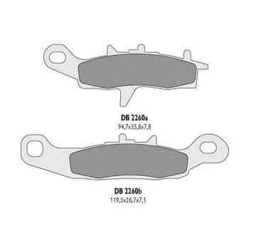 DELTA Braking Sprednje zavorne ploščice Delta spredaj KX 80 85 RM 80 85 100 250 KVF KFX