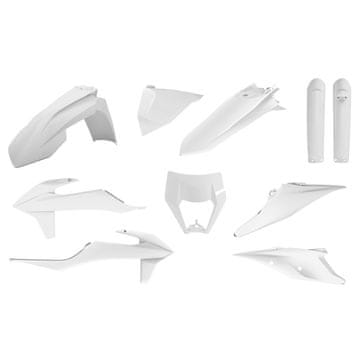 Polisport Komplet plastike Ktm Exc 20 23 Bela Durable