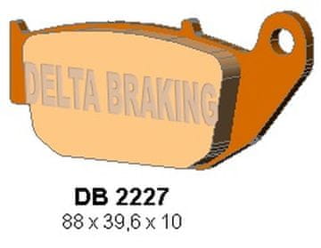 DELTA Braking Zadnje zavorne ploščice Delta CBR 125 11 CB 125 R 300 R 18 CRF 250 L