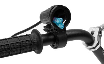 Biketec ADAPTER ZA USB IN VŽIGALNIKE ZA CIGARETE, MONTIRAN NA KRMILO - KOMPLET