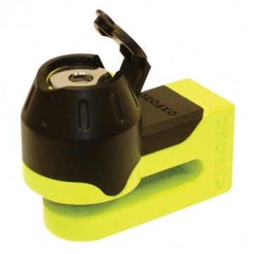Oxford Zaklep zavornega diska Mini Titan 5,5 mm rumene barve za skuterje/motocikle