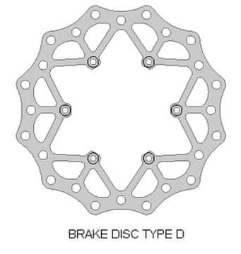 DELTA Braking ZADNJI ZAVORNI DISK BETA 2T/4T '13-21, WAVE ULTRA LIGHT (220X108,2X4MM) (6X6,5MM) (NG1294)