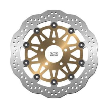 NG SPREDNJI ZAVORNI DISK SUZUKI GSF 1200 '95-05, GSX 1200 '98-03, RF 900 '94-97 (310X64X5MM) (5X10,5MM) VALOVITO PLAVAJOČI
