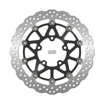 NG SPREDNJI ZAVORNI DISK KAWASAKI Z1000/ZZR1400 '17-20 (310X80X5.5MM) (5X10.5MM) VALOVITO PLAVAJOČI (ALUMINIJASTA SREDINA)