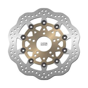 NG SPREDNJI ZAVORNI DISK SUZUKI GSF600 '95-04, GSXF600/750 '89-03 (290X64X4,5MM) (5X10,5MM) VALOVITO PLAVAJOČI