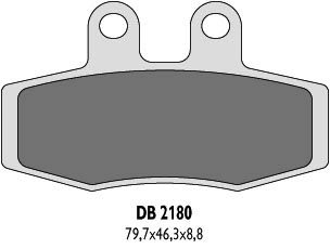DELTA Braking Zavorne ploščice Delta za KTM 125 250 D XC E XC E GS 92 93 KTM 125 250