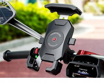 Biketec NOSILEC TELEFON ZA MOTOCIKEL ZA KRMILO ALI OGLEDALO TIP: R15-KOVINA