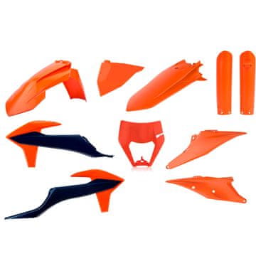 Polisport Ktm Exc 20 23 oranžno moder komplet plastike
