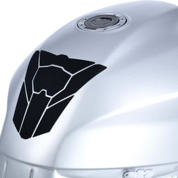 Oxford Nalepka Transformer Tankpad črna, skupaj z OX799 za rezervoar
