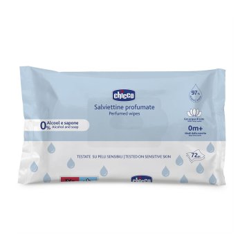 Chicco Delicate vlažni robčki za dojenčke - 72 kosov