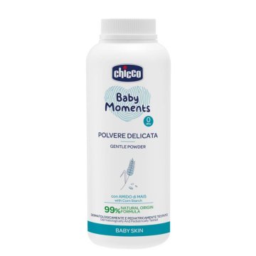 Chicco Baby Moments nežni otroški puder 130 g