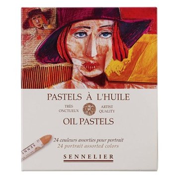 Eli oljni pasteli za portrete, komplet 24 barv