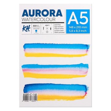 Aurora Blok za akvarel CP A5 300 g 12 listov