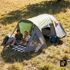 Fit Lahek vodoodporen kamping šotor za 4 osebe z zunanjo platneno ...