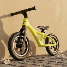 Otroško poganjalo za otroke, starejše od 2 let, 12" PU kolesa, lahka, 3,4 kg, Nylu limona