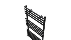 PICCO kopalniški radiator z držalom za brisače 92,2×50 cm moč 449 W mat črna