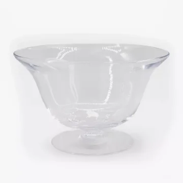 DUKA GLASS skleda na nogi 23 cm steklo