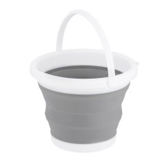 NILS CAMP Zložljivo vedro NC1783 sivo 5 l