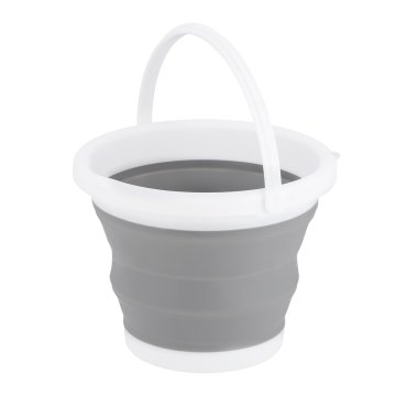 NILS CAMP Zložljivo vedro NC1783 sivo 5 l