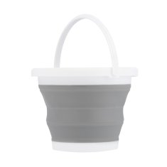 NILS CAMP Zložljivo vedro NC1783 sivo 5 l