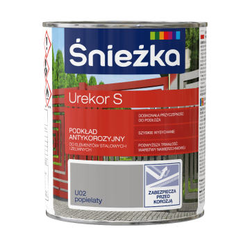 ŚNIEŻKA UREKOR S PROTIKOROZIJSKI PREMAZ ZA KOVINO SIV 0,8L