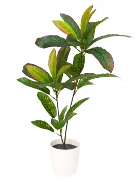 Umetna roža Croton, umetna rastlina v loncu 50 cm