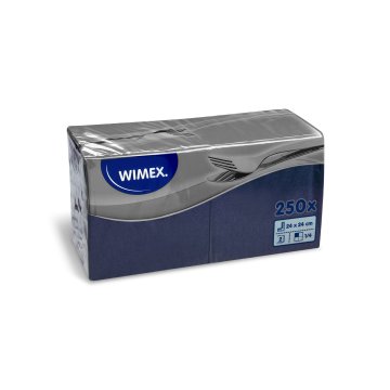 IMEX Serwetki 2-warstowe niebieskie 1/4 24x24cm 250 szt