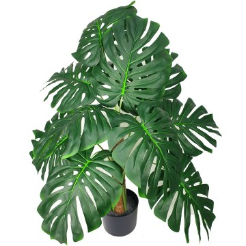UMETNA MONSTERA V 100 CM LONCU UMETNO CVETJE OGROMNI LISTI