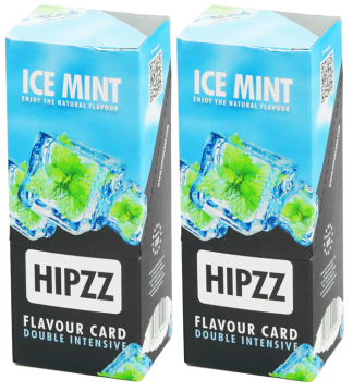 HIPZZ kartica z okusom ICE MINT 40 kosov
