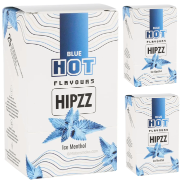 Karty aromatyzujące HIPZZ HOT ICE MENTHOL 75szt do wkładów