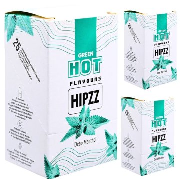 Karty aromatyzujące HIPZZ HOT DEEP MENTHOL 75szt do wkładów