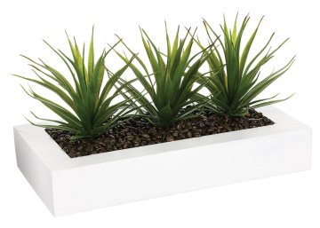 Atmosphera Aloes 3 sztuki sztuczne w donicy