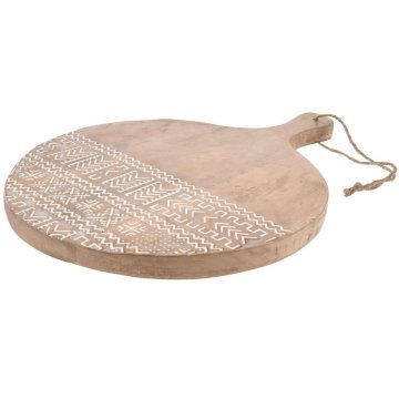Excellent Houseware Deska do serwowania z rączką Etnic