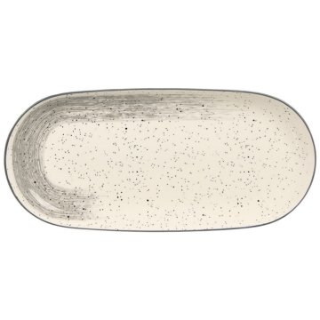 Vessia Owalna patera do serwowania 15,5x33 cm szara