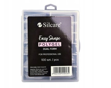 Silcare Clear DUAL akrilni gel kalupi 100 kosov