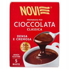 NOVI Bio italijanska čokolada za pitje 125 g 5 x 25 g