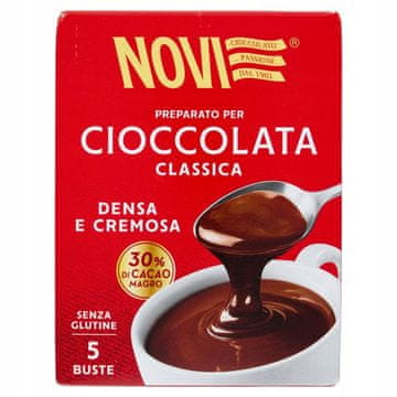 NOVI Bio italijanska čokolada za pitje 125 g 5 x 25 g
