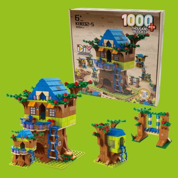 Zestaw klocków Domek na drzewie 1000 elementów