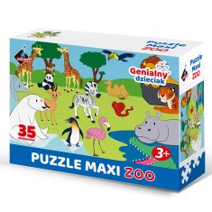 Puzzle Maxi Genialny Dzieciak Zoo