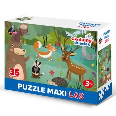 Puzzle Maxi Genialny Dzieciak - Las