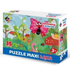 Puzzle Maxi Genialny Dzieciak Łąka
